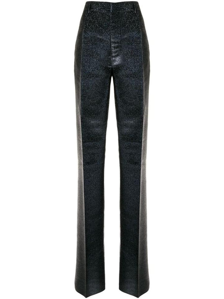Dsquared2 High Waisted Glitter Trousers - Black