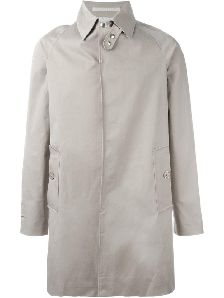 Soulland 'oda' Trench Coat, Men's, Size: Large, Nude/neutrals, Cotton/other Fibres