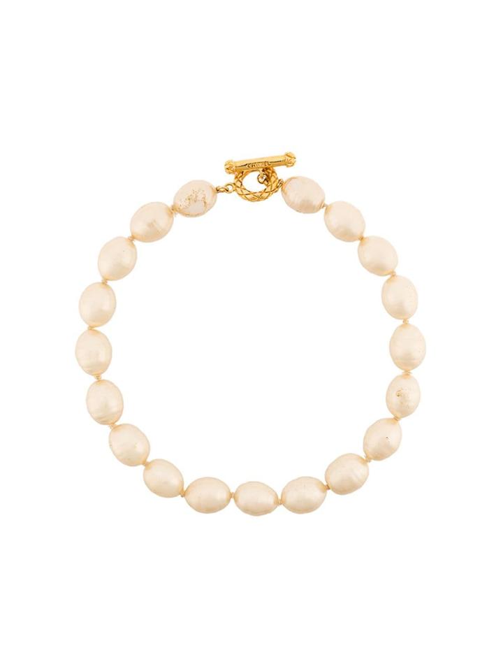 Chanel Vintage Chanel Vintage Dp202422989348 Gold/ Pearl Gold Plated