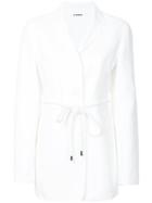 Jil Sander Belted Fitted Blazer - White