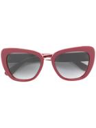 Dolce & Gabbana Eyewear Cat Eye Sunglasses - Red