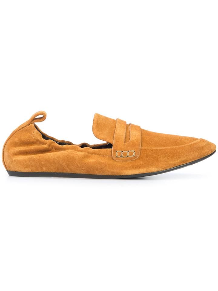Lanvin Classic Soft Penny Loafers - Brown