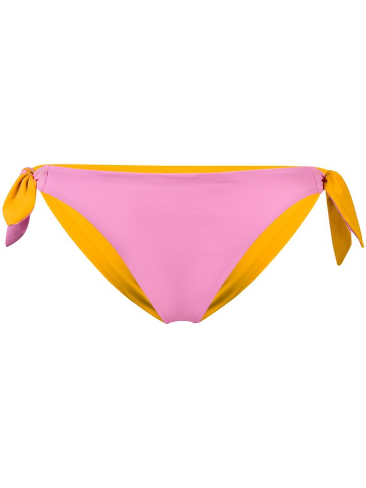 Tory Burch Side Fastened Bikini Bottom - Pink & Purple