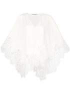 Ermanno Scervino Lace Detail Knitted Top - Nude & Neutrals