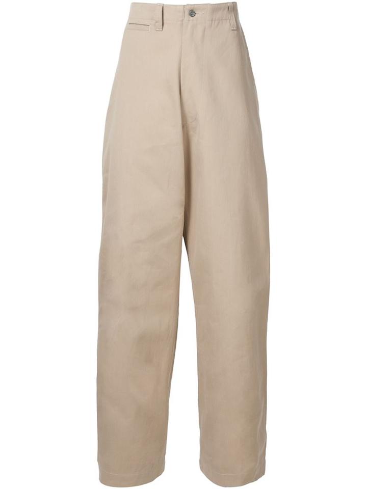 E. Tautz Wide Leg 'core Field' Trousers