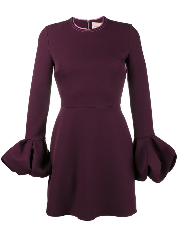 Roksanda Gaia Silk Blend Mini Dress - Red