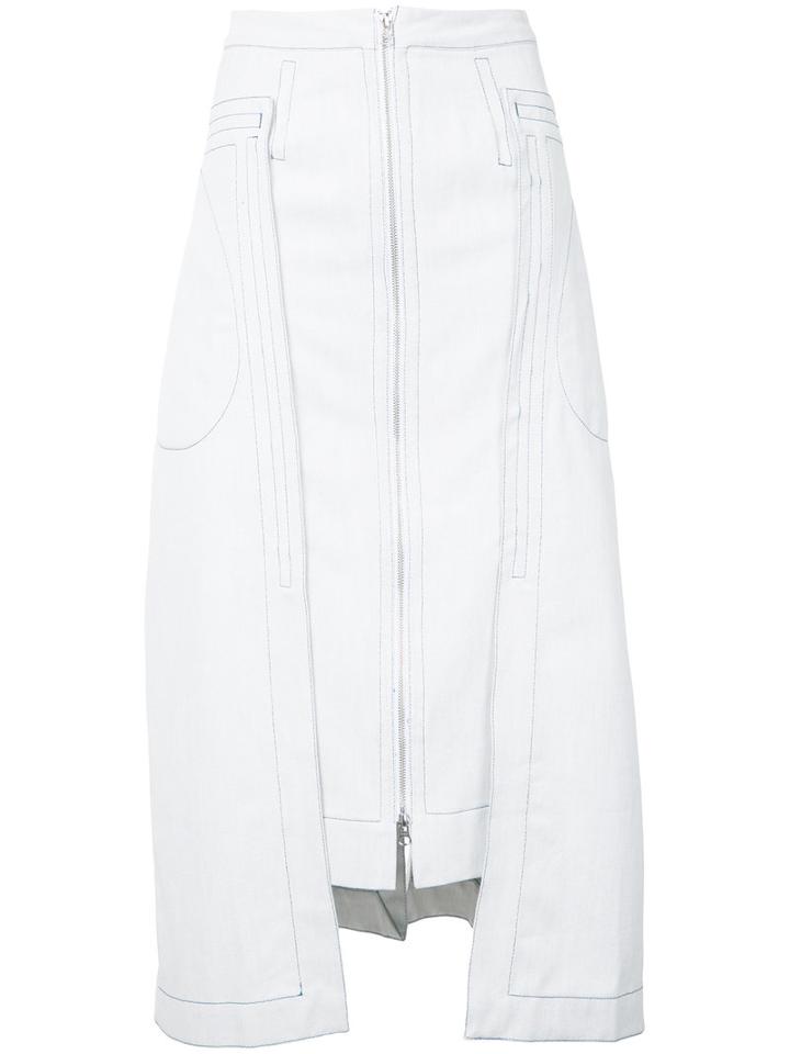 Tarp Skirt - Women - Cotton - S, Grey, Cotton, Eckhaus Latta