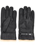 Barbour Faux Fur Lined Gloves - Black