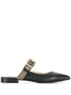 Steffen Schraut Buckled Mules - Black