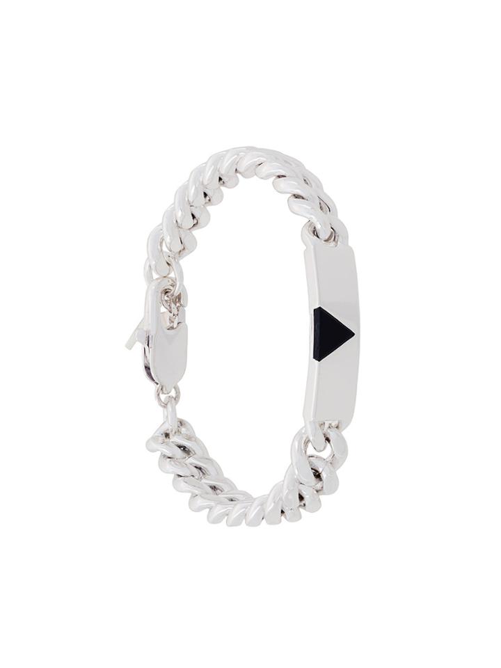 Coup De Coeur Pyramid Tag Bracelet - Metallic