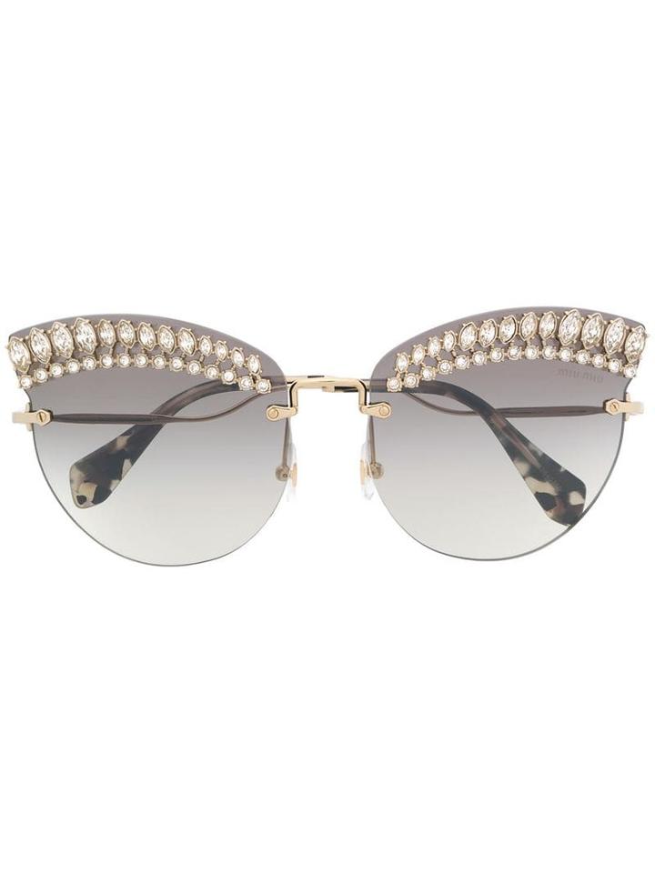 Miu Miu Eyewear - Silver