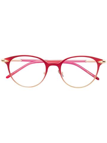 Pomellato Eyewear Circle Framed Glasses - Red