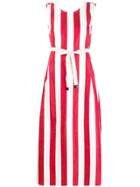 's Max Mara Bold Striped Dress - White