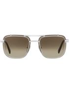 Prada Eyewear Game Square Frame Sunglasses - Grey