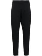Poiret High Rise Tapered Trousers - Black