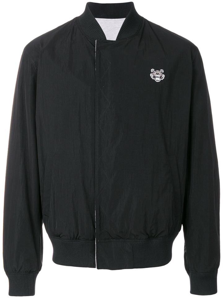 Kenzo Tiger Patch Bomber Jacket - Black