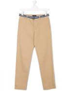 Ralph Lauren Kids Belted Chino Trousers - Nude & Neutrals