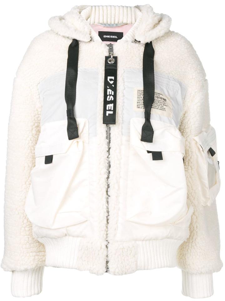 Diesel Diesel 00siih0jasv 100 Synthetic->polyester - White