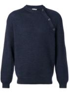 Lanvin Shoulder Button Sweater - Blue