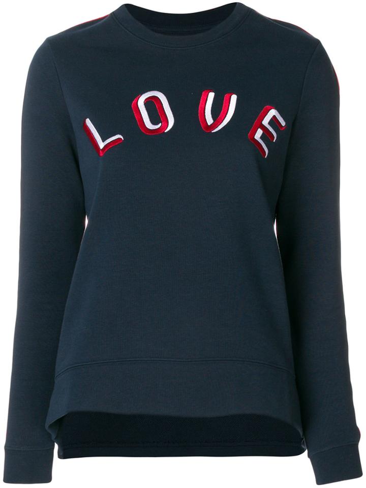 Zoe Karssen Love Printed Sweatshirt - Blue