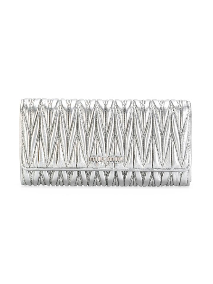 Miu Miu Metallic Wallet