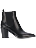 Gianvito Rossi Elasticated Side Panel Boots - Black