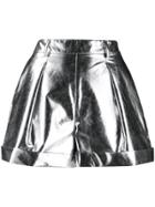 Philosophy Di Lorenzo Serafini Metallic Cuffed Shorts