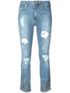 Jonathan Simkhai Distressed Skinny Jeans - Blue