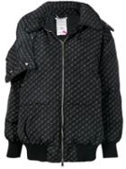 Stella Mccartney Optical Monogram Quilted Jacket - Black