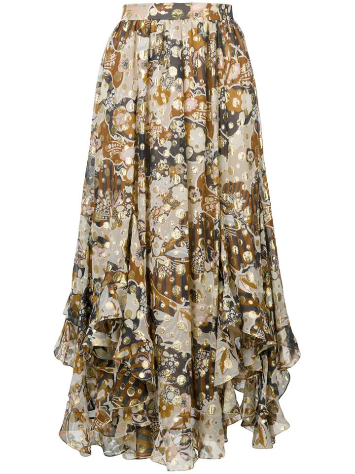 Chloé Printed Skirt - Multicolour