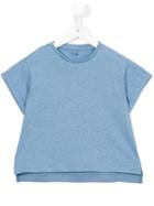 Stella Mccartney Kids Plain T-shirt, Girl's, Size: 12 Yrs, Blue