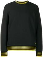 Ps Paul Smith Stripe Trim Sweatshirt - Black