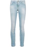 Cambio Star Studded Skinny Jeans - Blue