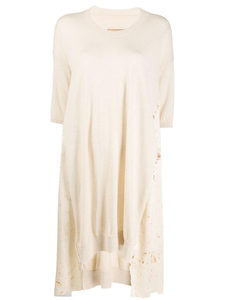 Uma Wang Fine Knit Midi Dress - Neutrals