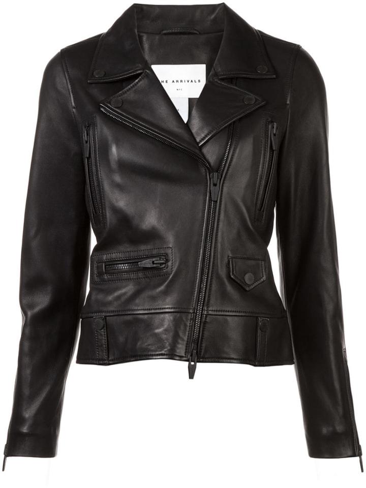 The Arrivals Biker Jacket - Black