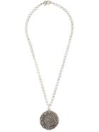 John Galliano Vintage Pendant Chain Necklace, Women's, Grey