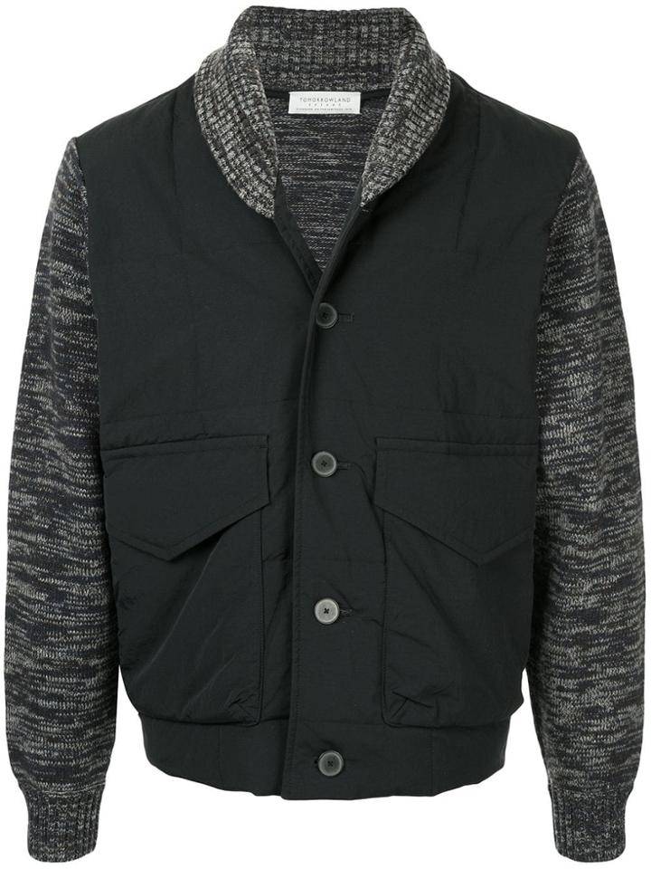 Tomorrowland Contrast Sleeve Jacket - Blue
