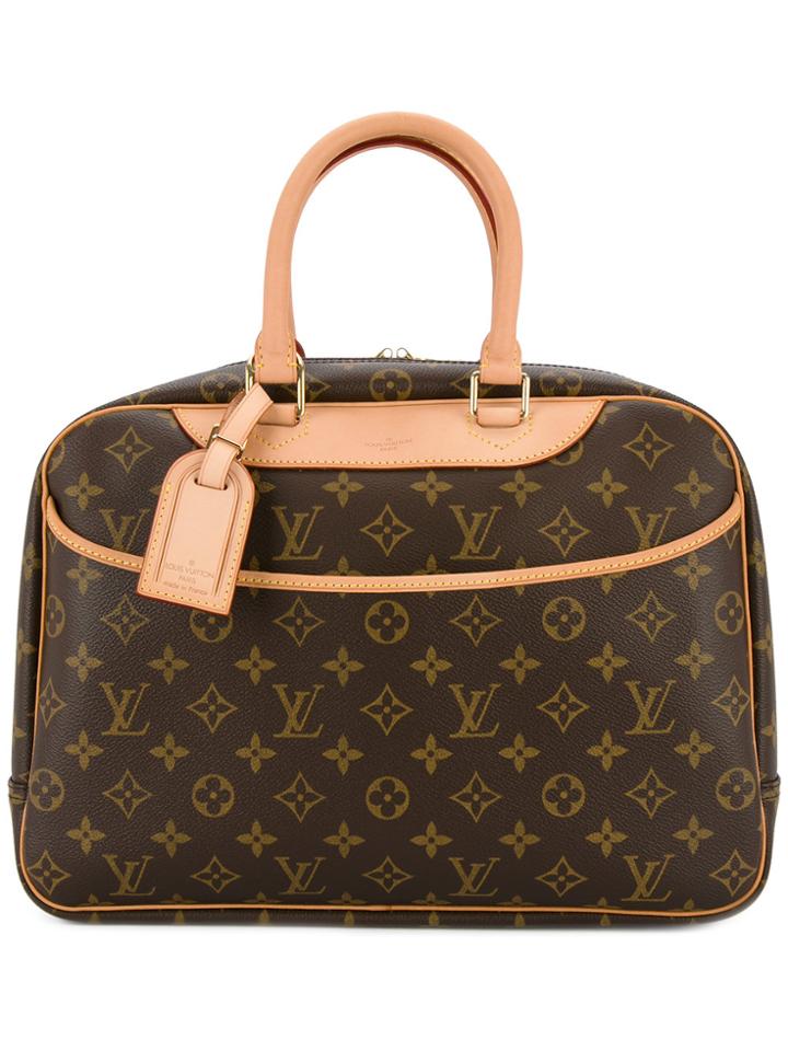 Louis Vuitton Vintage Logo Patterned Tote - Brown