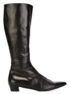Helmut Lang Vintage Pointed Toe Boots - Brown