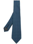 Bulgari Micro Frog Printed Tie - Blue