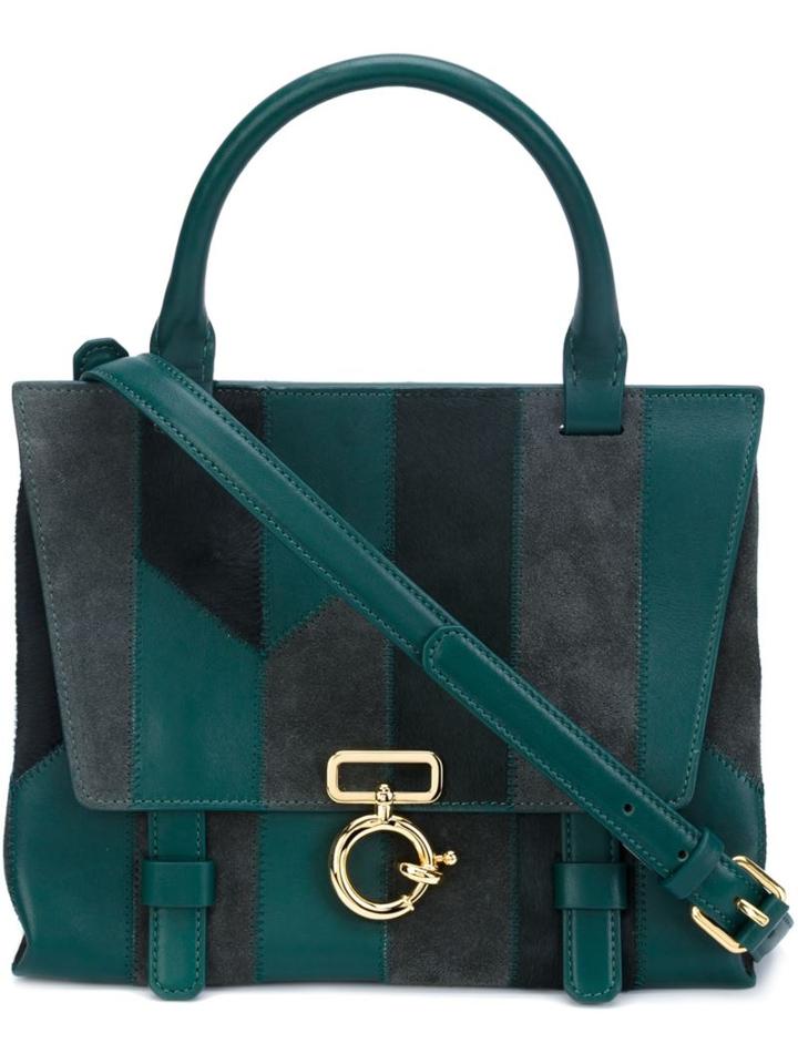 Derek Lam 10 Crosby 'mini Ave A' Top Handle Satchel, Women's, Green
