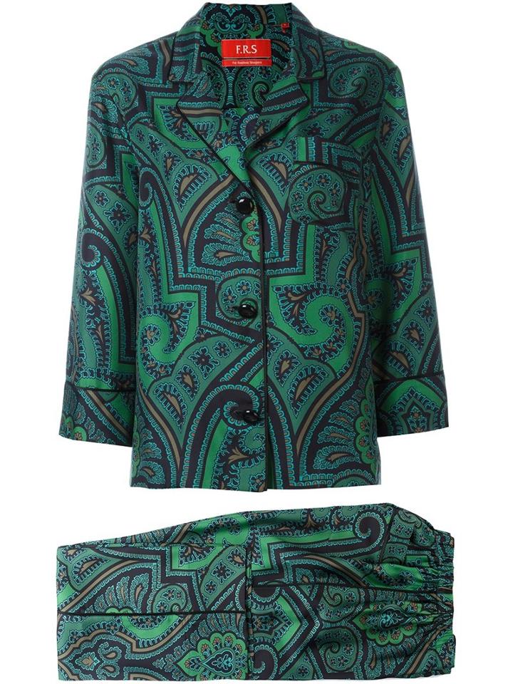 For Restless Sleepers Abstract Pattern Evening Suit
