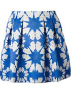 Alice+olivia 'connor' Pleated Skirt, Women's, Size: 10, Blue, Polyester/spandex/elastane