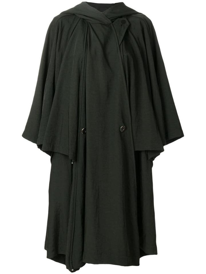Issey Miyake Pre-owned Umbrella Cape Coat - Green