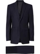 Burberry Classic Fit Wool Suit - Blue