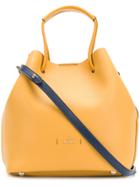Hogan Logo Bucket Bag - Yellow & Orange