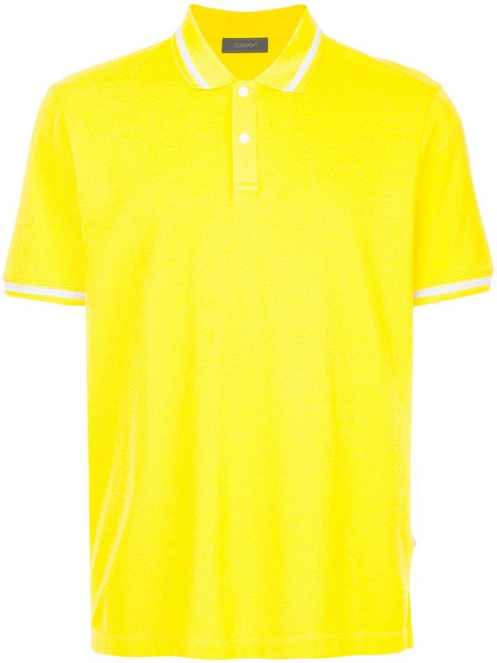 D'urban Contrast Stripe Polo Shirt - Yellow