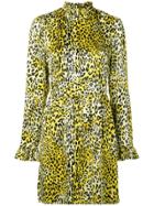 Baum Und Pferdgarten Leopard Print Dress - Yellow