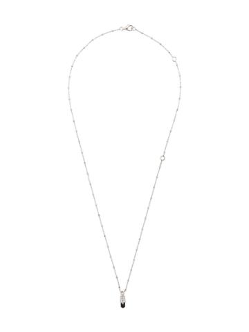 Kasun London Bullet Pendant Necklace - Silver