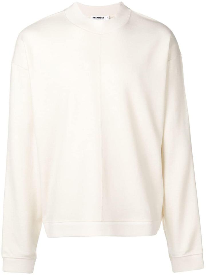 Jil Sander Crew Neck Jumper - White